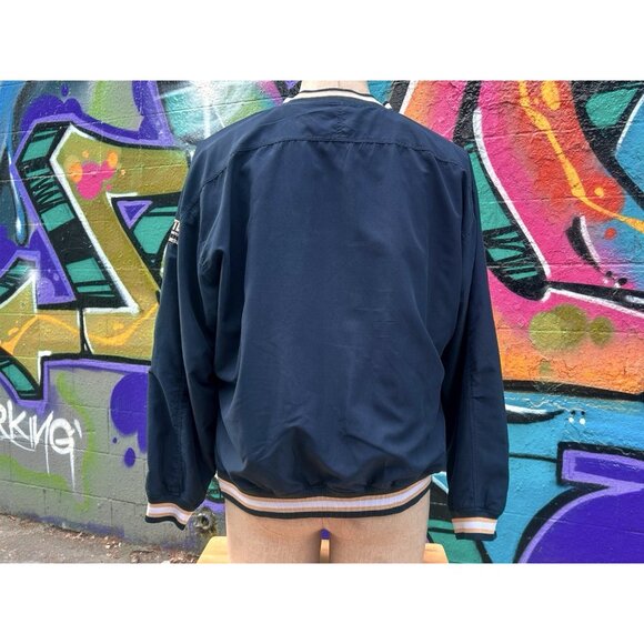 TEXAS MOTOR SPEEDWAY Vintage Windbreaker Size Large - Blue (V-Neck Pullover) - Picture 7 of 9